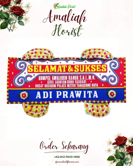 Papan Bunga Ucapan Selamat Jiyu